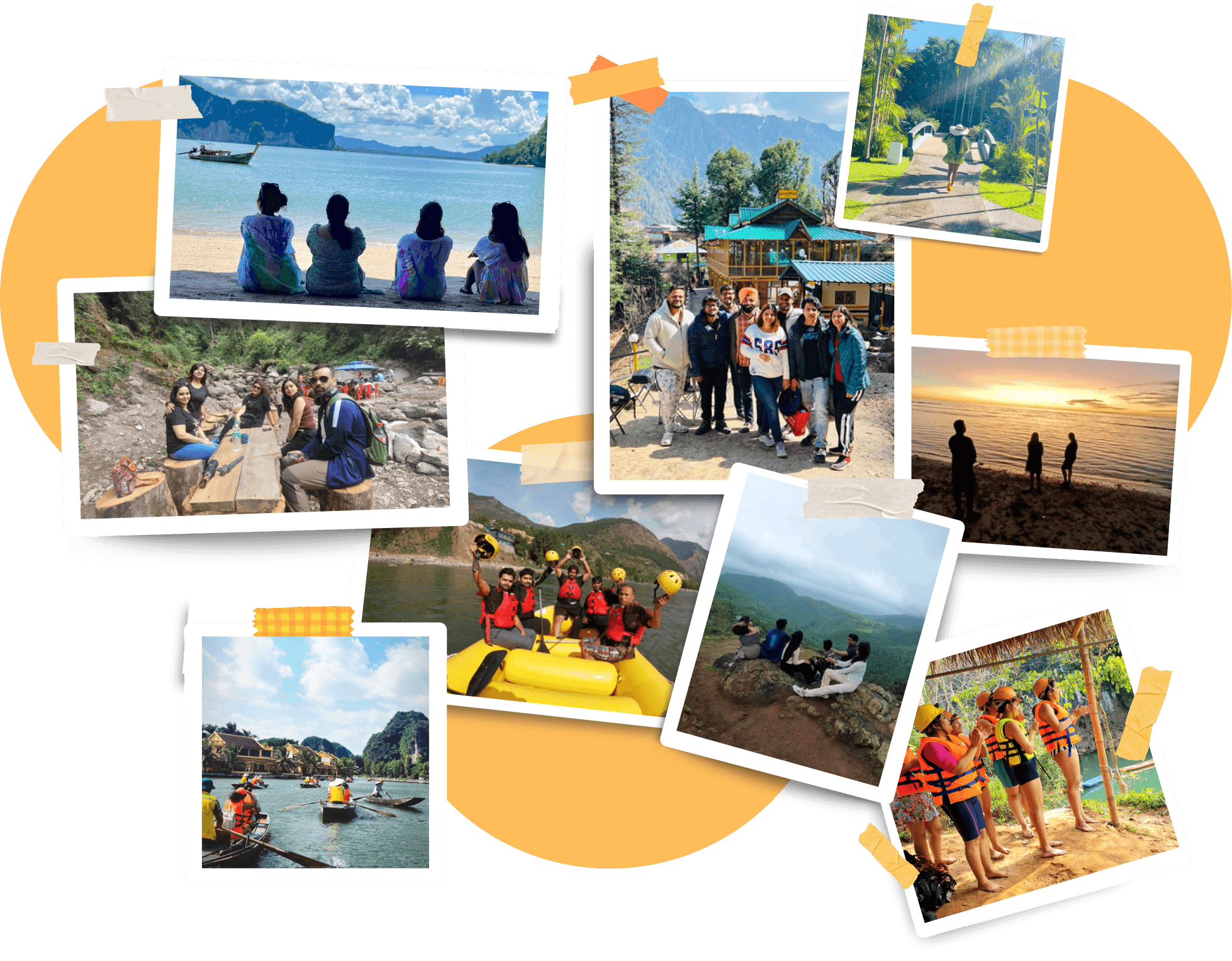 Community Wall - Travel photos collage